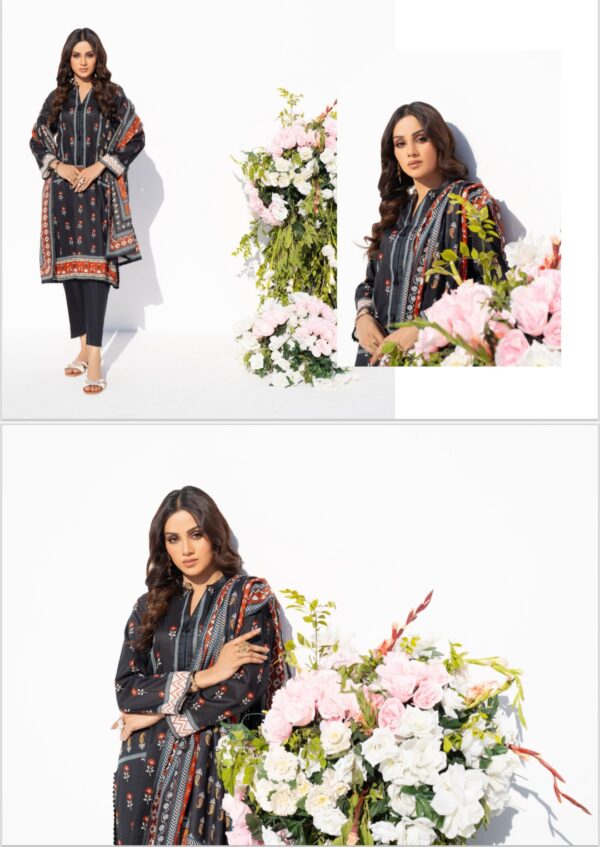 SALINA BY BRAND'S LOVER VOL # 6 UNSTITCHED LAWN 3PC SUIT NEW COLLECTION 2025 - Image 10