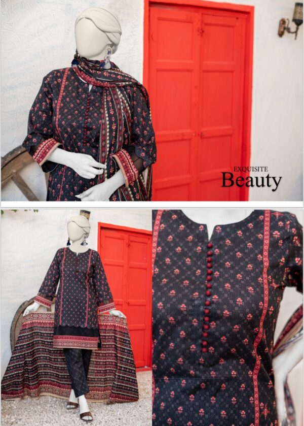 HAYA CITY TEXTILE BY BRAND'S LOVER UNSTITCHED LAWN 3PC SUIT NEW COLLECTION 2025 - Image 10