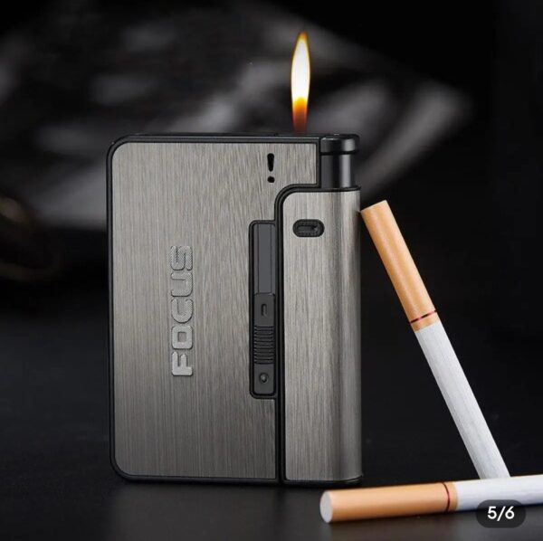 Focus Cigarette Case with Lighter Pack of 12 box - Image 4