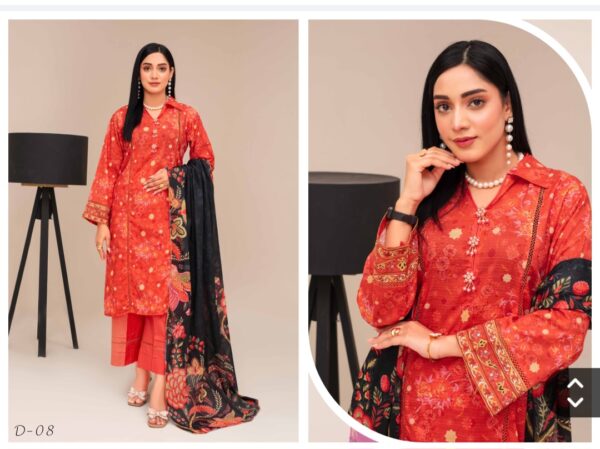 ISHIQ MURSHAD BY RANG RAIZ UNSTITCHED 3PC LAWN SUIT NEW COLLECTION 2025 - Image 9