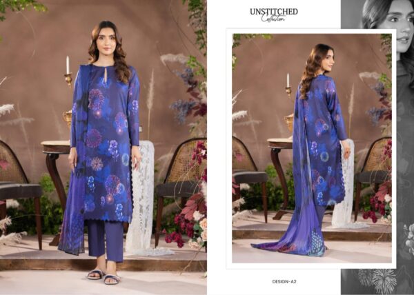 SOPHIA BY GULL JEE VOL 2 UNSTITCHED LAWN 3 PC SUIT BY BRANDS LOVER NEW COLLECTION 2025 - Image 4