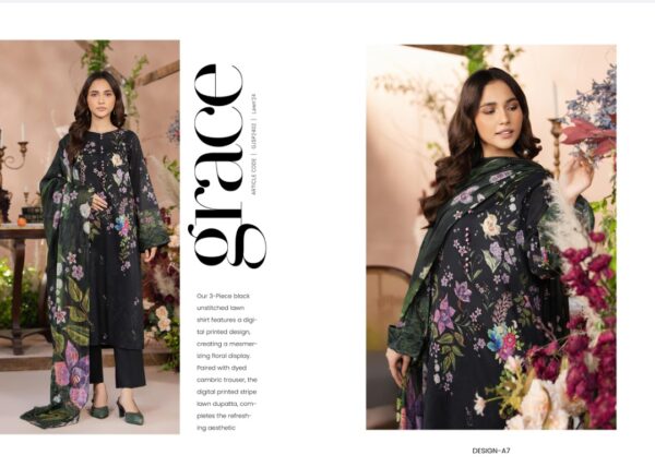 SOPHIA BY GULL JEE VOL 2 UNSTITCHED LAWN 3 PC SUIT BY BRANDS LOVER NEW COLLECTION 2025 - Image 9