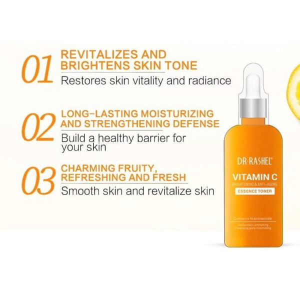 Vitamin C Brightening and Anti-Aging Essence Toner, 100 ml. - Image 2