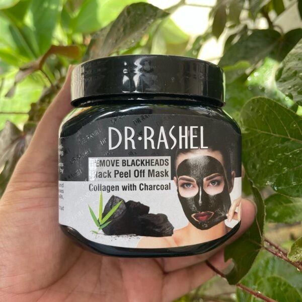 Dr Rashel Removes Blackheads Black Peel Off Mask Collagen With Charcoal.