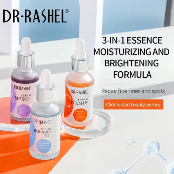 Dr.Rashel Anti-aging Moisturizing Vitamin C Facial Complete Facial Serum Set, 30 ml. - Image 5