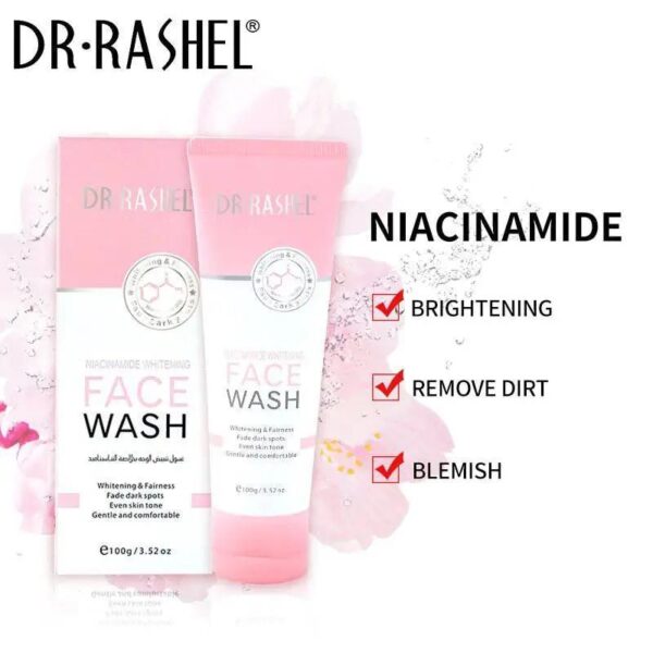 Dr.Rashel Niacinamide Whitening Fade Dark Spots Face Wash 100g. - Image 6