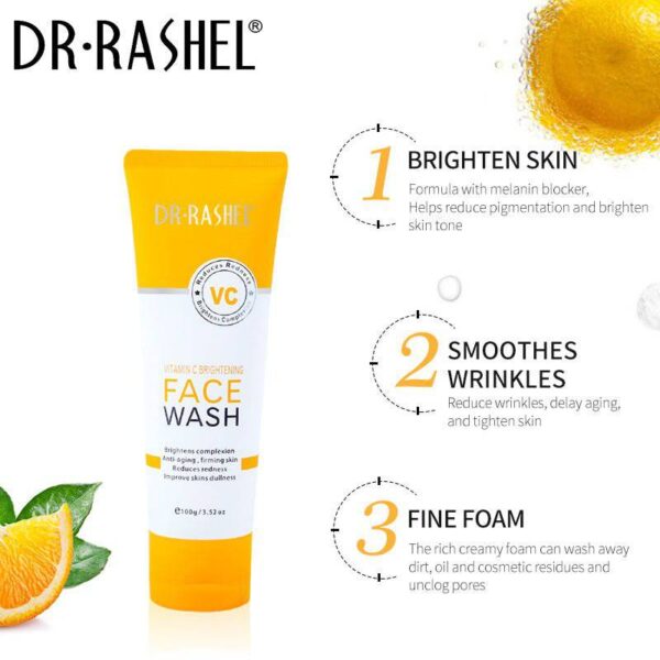 Dr.Rashel Vitamin C Brightening Face Wash 100 g. - Image 2