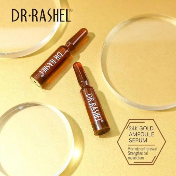 Dr.Rashel Skin Care 24K Gold Ampoule face Serum 2 ml (7pcs). - Image 6