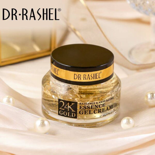 Dr.Rashel 24K Gold Radiance and Anti Aging Essence Gel Cream 50 g. - Image 4