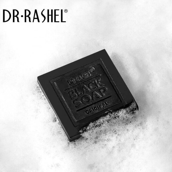Dr.Rashel Collagen Charcoal Black Soap Deep Cleansing Facial Soap Tighten Pores, Acne & Oil Control, 100 g. - Image 8