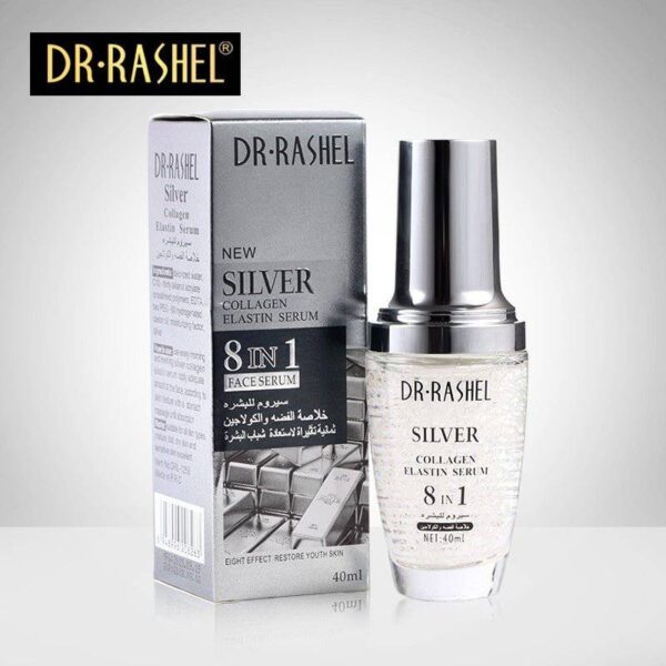 Dr.Rashel New 8 in 1 Silver Collagen Elastin Face Serum, 40 ml.