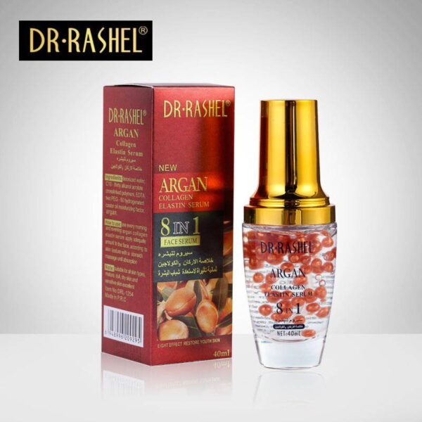 Dr.Rashel New 8 in 1 Argan Collagen Elastin Face Serum, 40 ml.