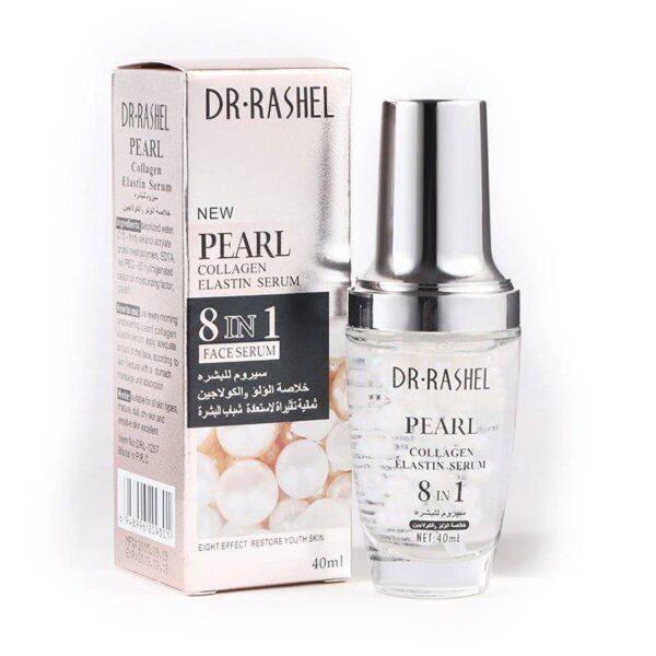 Dr.Rashel New 8 in 1 Pearl Collagen Elastin Face Serum, 40 ml.