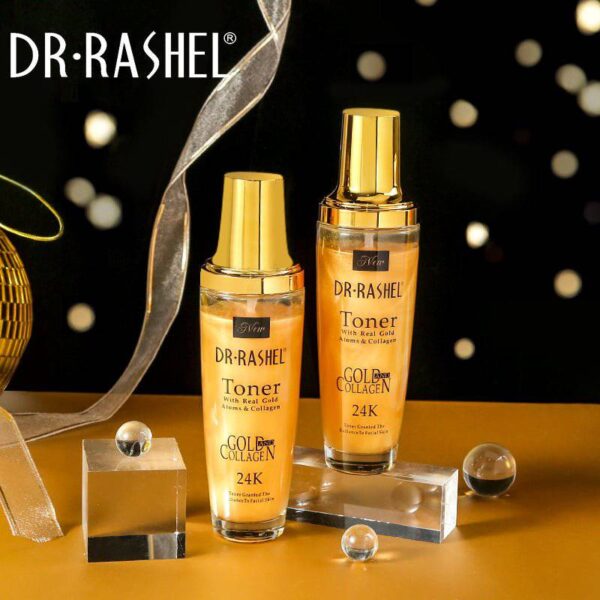 Dr.Rashel 24 K Gold Toner with Real Gold Atoms & Collagen 120 ml. - Image 4