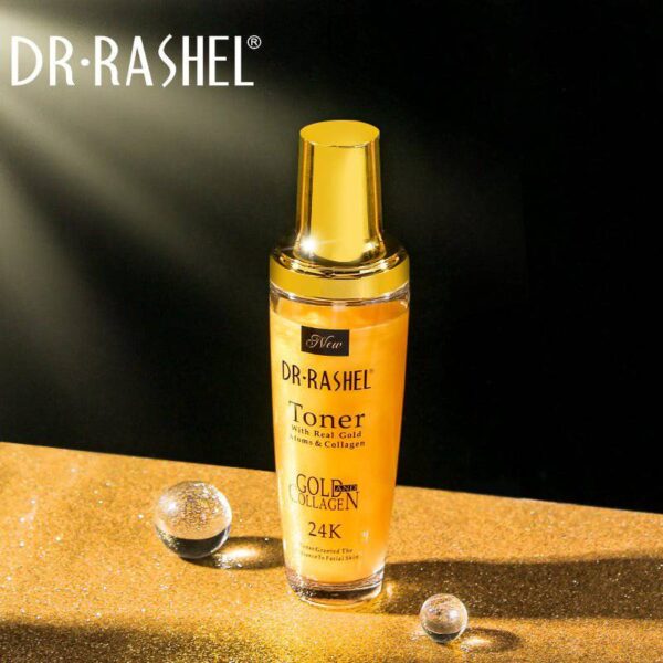 Dr.Rashel 24 K Gold Toner with Real Gold Atoms & Collagen 120 ml. - Image 6
