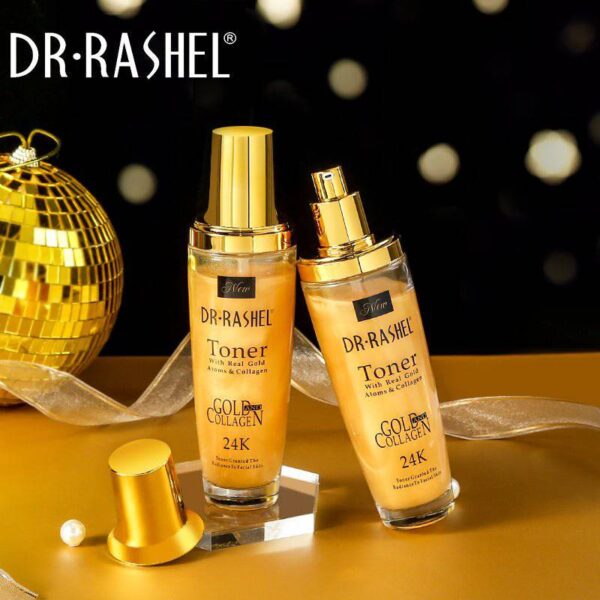 Dr.Rashel 24 K Gold Toner with Real Gold Atoms & Collagen 120 ml. - Image 5