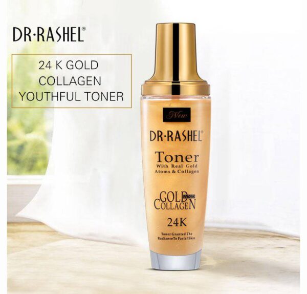 Dr.Rashel 24 K Gold Toner with Real Gold Atoms & Collagen 120 ml. - Image 3
