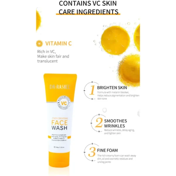 Dr.Rashel Vitamin C Brightening Face Wash 100 g. - Image 10