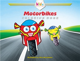 Motorbikes (Coloring Book),Writer : Hira Mursaleen