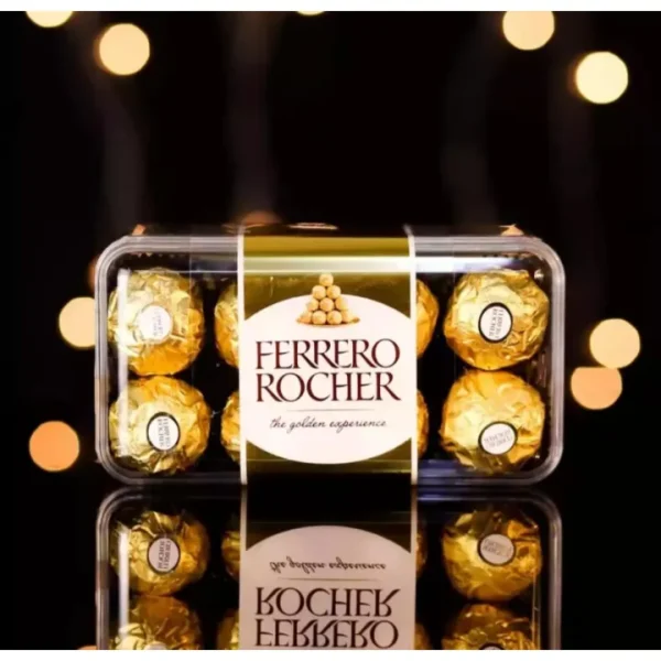 Ferrero Rocher Fine Hazelnut Chocolates Gift Box,