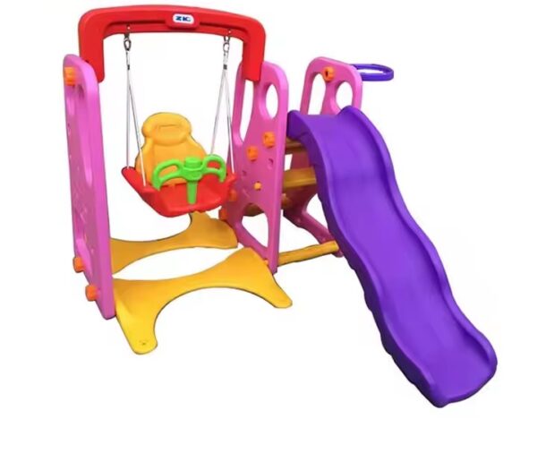 Imported Kids Slide & Swing With Basket Ball & Music,BZ:TM-02