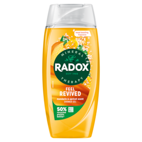 Radox Feel Revived Shower Gel With Mandarin & Apricot Scent, 225 ml.