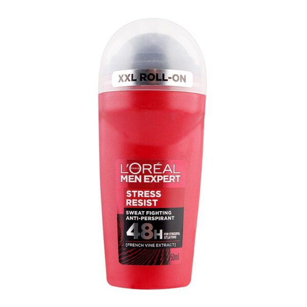 L'Oreal Men Expert Stress Resist 48 H Anti-Perspirant Roll-On Deodorant, 50 ml.