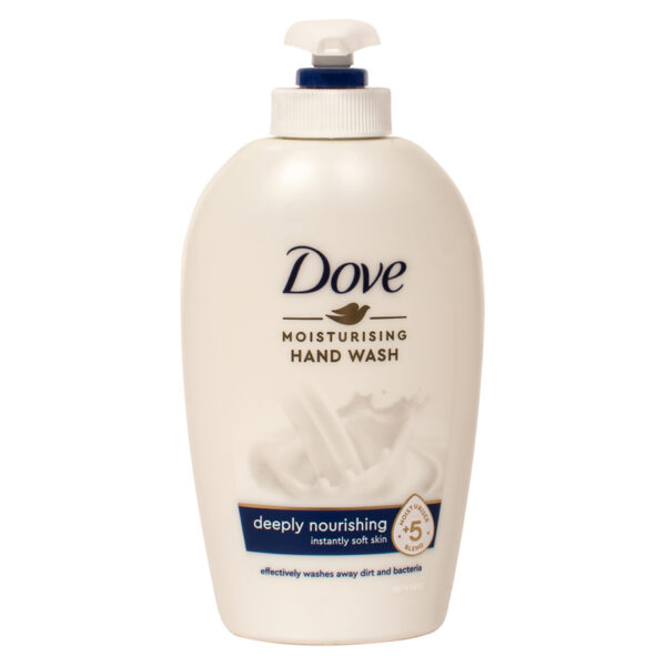Dove Moisturising Hand Wash, Deeply Nourishing, Instantly Soft Skin, Removes Dirt And Bacteria, 250 ml.