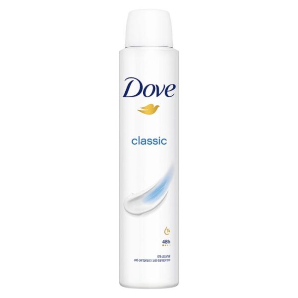 Dove Classic Deodorant, Body Spray For Women, 200 ml.
