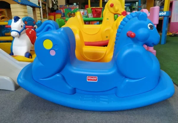 Rocking Horse Seesaw - Blue,BZ:TM-4: - Image 3