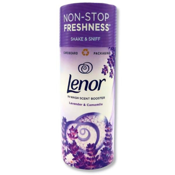 Lenor Beads In Wash Scent Booster Lavender & Camomile, Fabric Softener, Non-Stop Freshness, 176g
