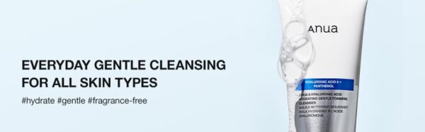 Anua 8 Hyaluronic Acid Hydrating Gentle Foaming Cleanser 150ML - Image 2