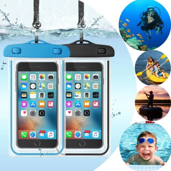 Universal UnderWater Waterproof Case, Waterproof Phone Pouch Compatible for all mobile: - Image 2