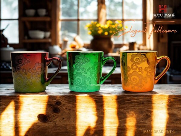 Heritage MUG GRADIENT-1 |6PC(Set of 6),Item Code: M325 GRADIENT-1
