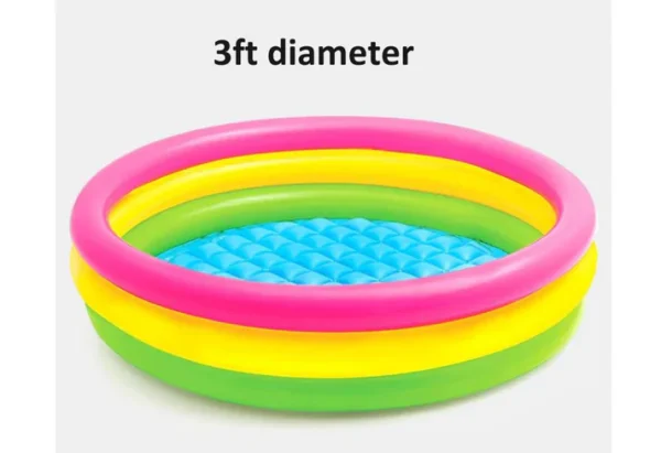 INTEX SUNSET GLOW BABY POOL - 34" X 10" 58924 - Image 2