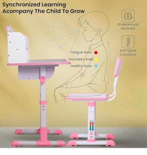 Modern Design Multi Functional Study Table For Kids: B:075 - Image 2