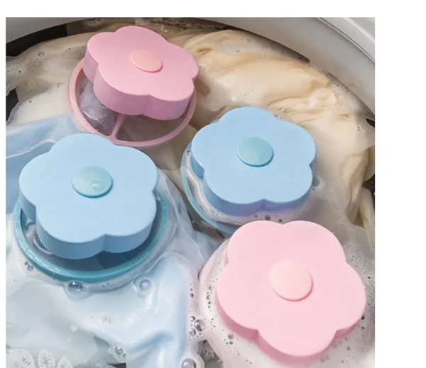 Reusable Washing Machine Lint Catcher Washing Machine Lint Mesh Bag Hair Filter Net Pouch