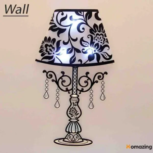 LED Lights Sticker, 3D Embellishment Art Lamp Shape, For Wall Decor. - Image 3