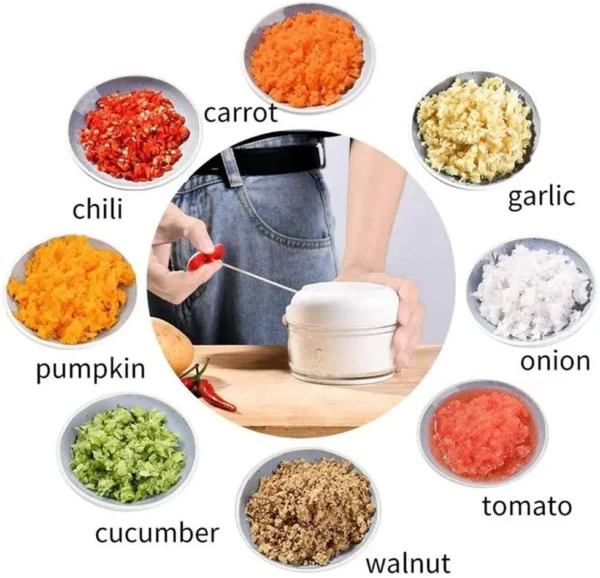 Electric Mini Garlic Masher Vegetable Grinder Portable Crusher Food Garlic Machine - Image 5