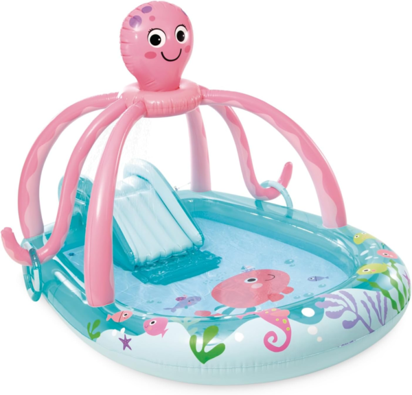 Intex Friendly Octopus Fancy Play Center Pool 92"L x 72"W x 59"H 56138