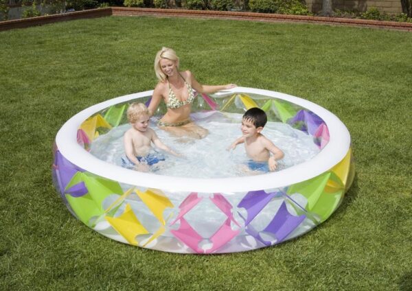 Intex Swim Center Pin Wheel Pool For Kids 90" x 22" Round, Item Code:56494 - Image 4