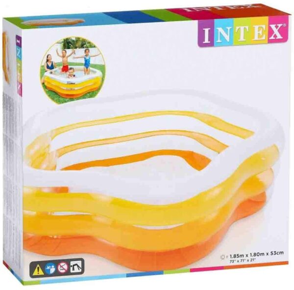 INTEX Summer Pentagonal Pool ( 73" L x 71" W x 21" H ),Item Code: 56495 - Image 4
