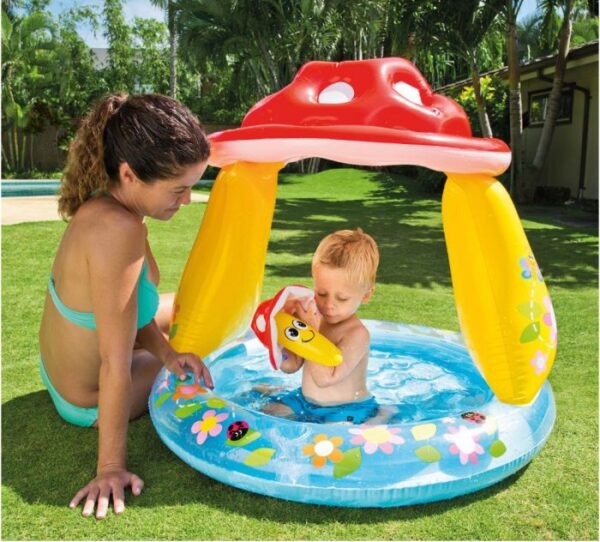 INTEX Mushroom Baby Pool ( 40" x 35" ) 57114 - Image 2