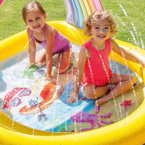 Intex Rainbow Arch Spray Pool 58" x 51" x 34" 57156 - Image 4