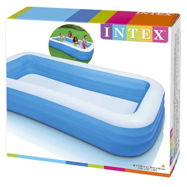 INTEX Swim Center Family Pool (120" L x 72" W 22" H) 58484