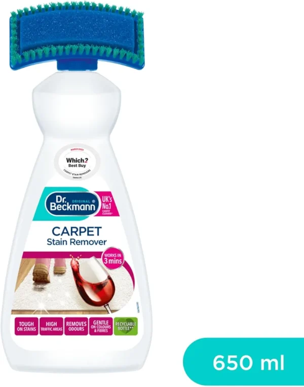 Dr.Beckmann Carpet Stain Remover, Works in 3 minutes, 650 ml
