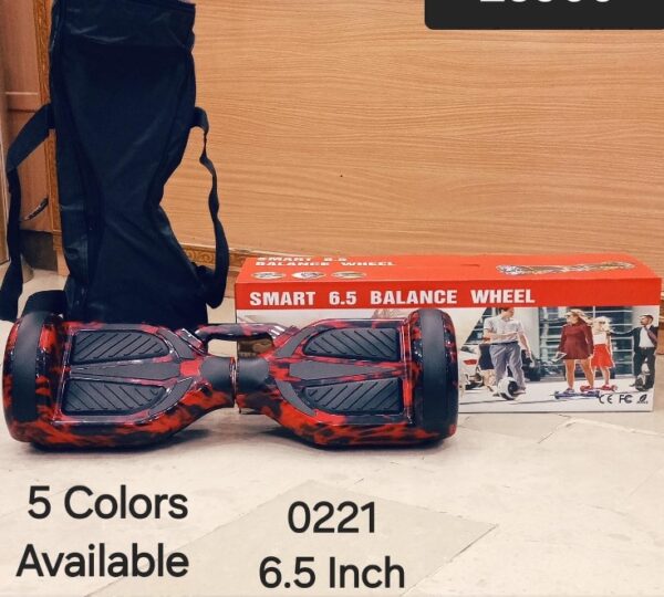 Smart Balance Wheels smart self balance electric scooter for kids, 6.5 inch wheel - multi color/ Black Hoverboard , 5 Colors Available - Image 2