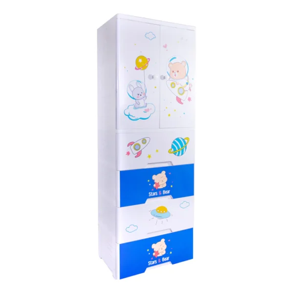 Kideez Wardrobe - Bear Space Print ,BZ 4022 - Image 3