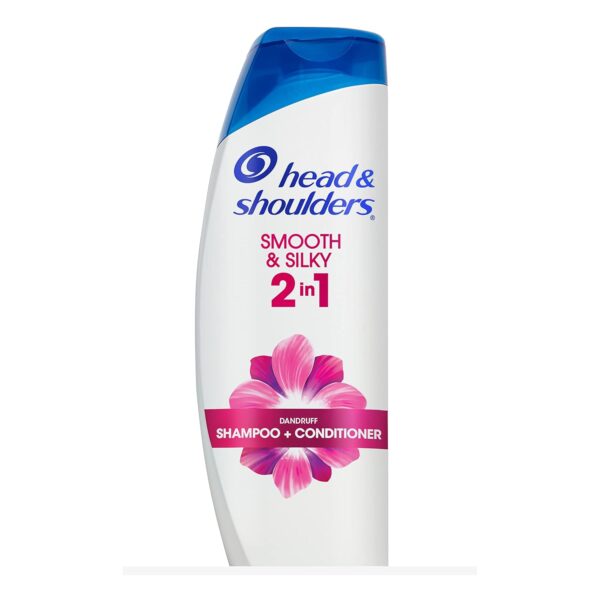 Head & Shoulders Smooth & Silky 2-in-1 Anti Dandruff Shampoo plus Conditioner 400 ml.