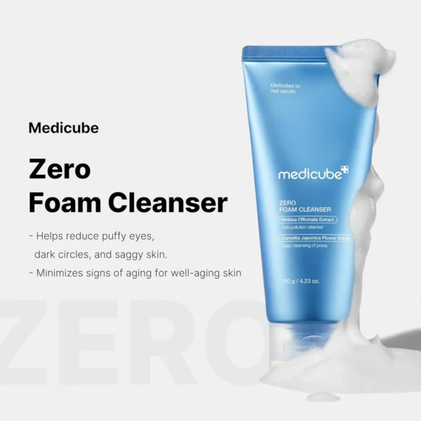 Medicube Zero Foam Cleanser 120ml - Image 2
